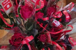 Valentijnsdag: bloemen van ploumen