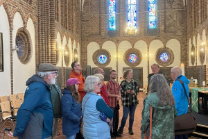 Geslaagde barbecue en stadswandeling als afsluiting van  politieke seizoen